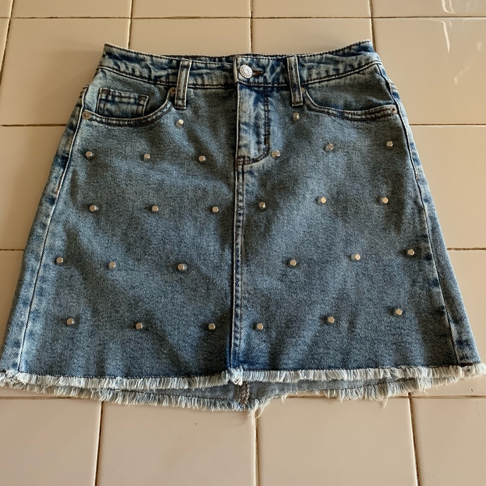Wild Fable Women Size 2 Bling Denim Skirt